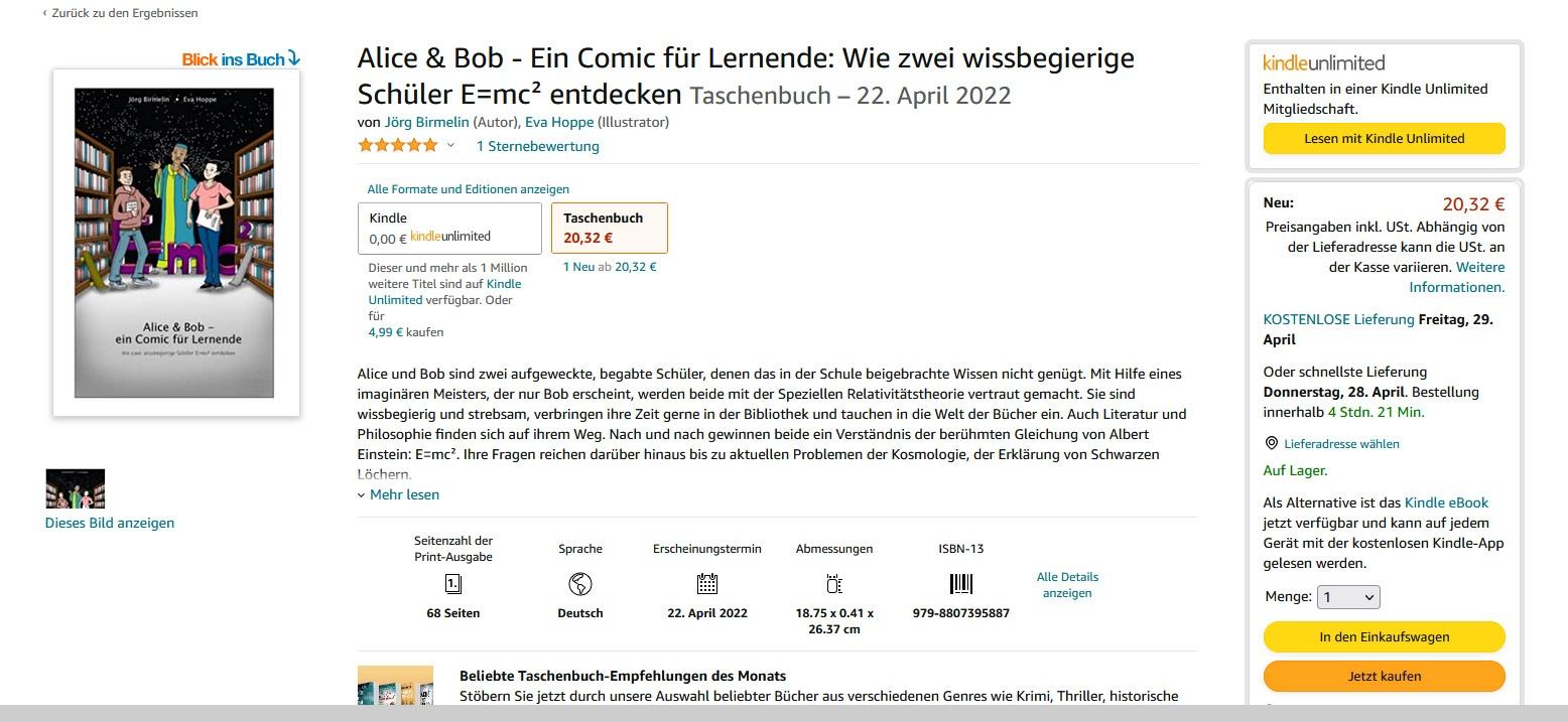 Alice Bob Amazon Publishing